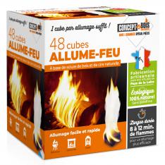Boite de 48 cubes allume-feu 