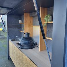 ALZ�A !  La cuisine-bar d'ext�rieur nouvelle g�n�ration - avec kamado - LIVR�E & INSTALL�E